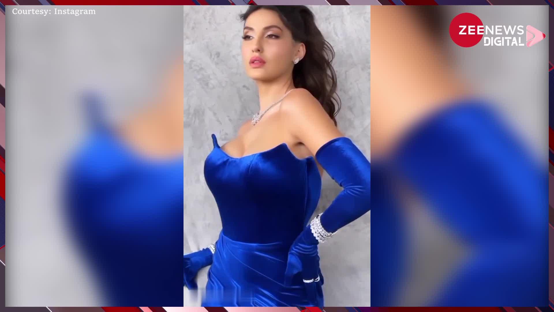 नीली ड्रेस पहन Nora Fatehi बनी 'जलपरी', हॉट लुक देख बोले फैंस 'हाय गर्मी', वायरल हो रहा वीडियो