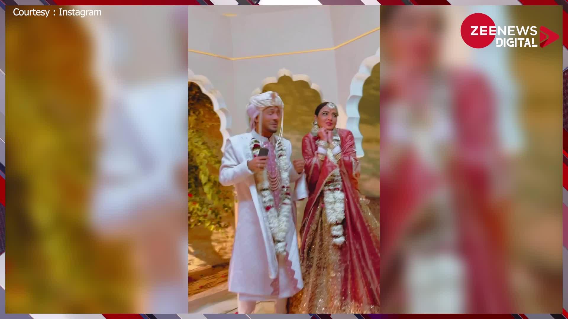 Aly Goni को छोड़ Jasmin Bhasin ने इस शख्स से रचाई शादी! दुल्हन बनी एक्ट्रेस का 'पति' के साथ वीडियो हुआ वायरल