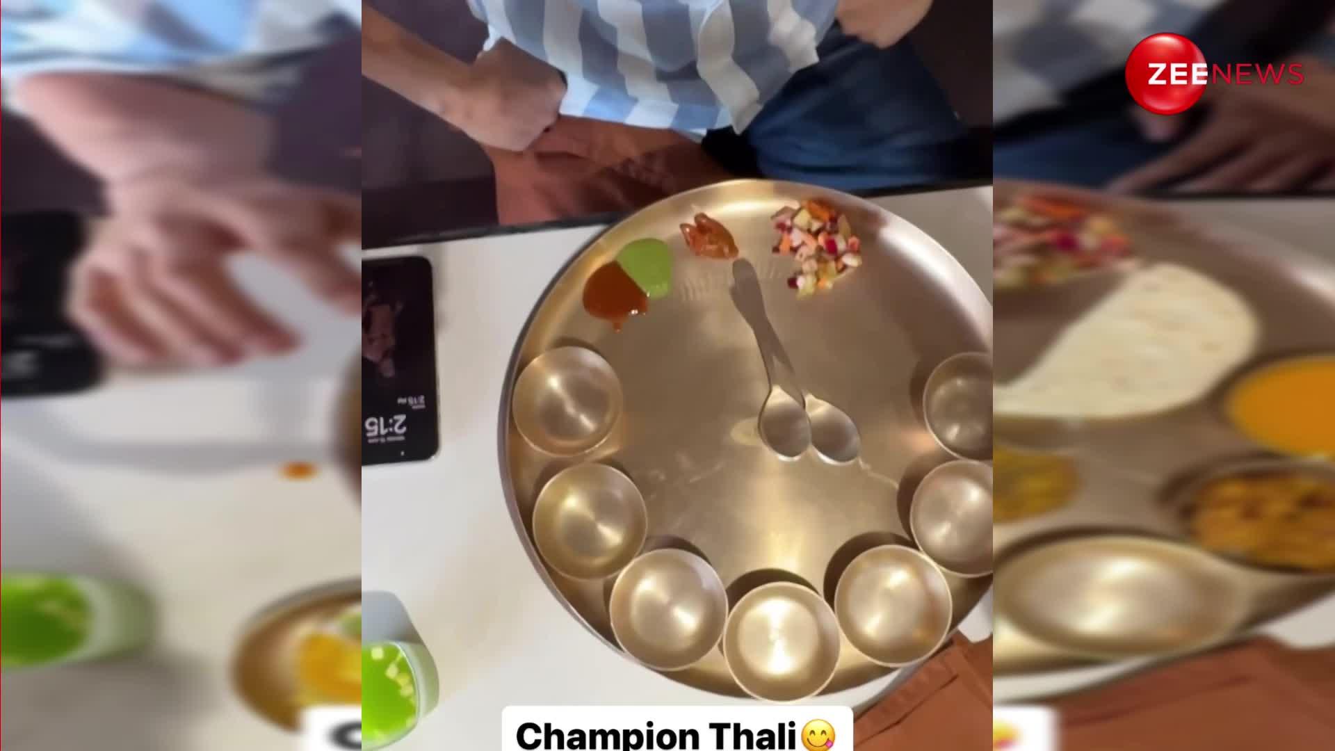 VIDEO: अहमदाबाद में Kartik Aaryan ने खाई चैम्पियन थाली, इतना खाना देख हाथ जोड़कर बोले-बस-बस