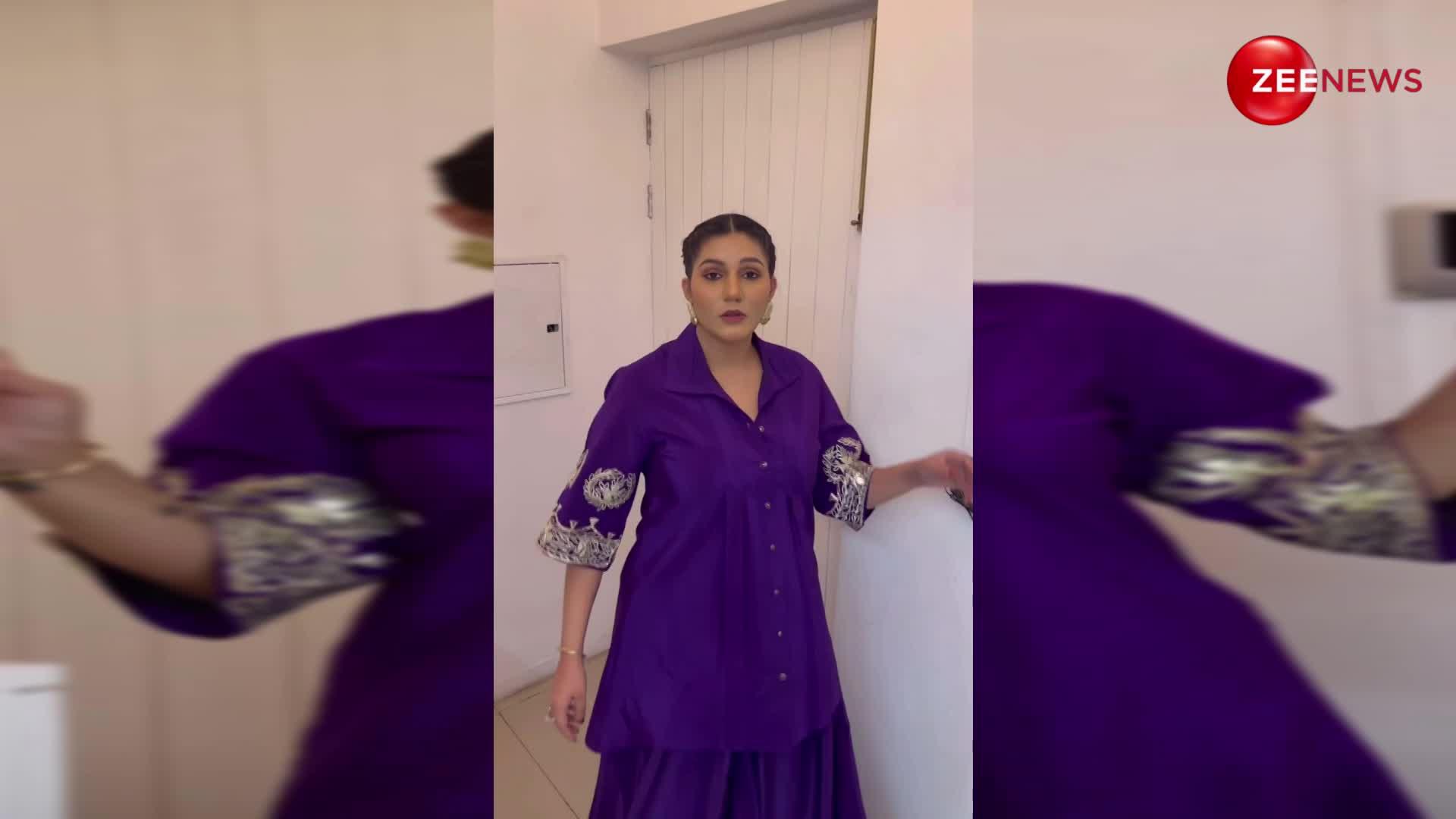 जामनी सूट पहन Sapna Choudhary ने 'पहलवानी' गाने पर काट दिया बवाल, क्रेजी स्टेप्स से जनता को नाचने पर किया मजबूर