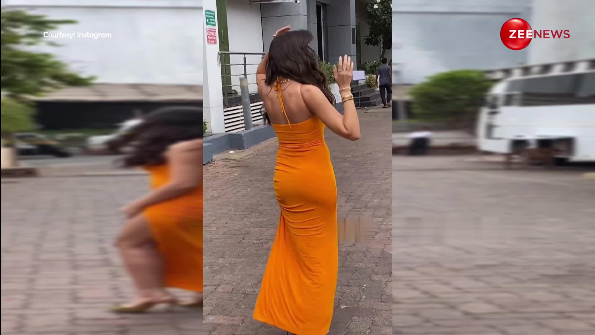ऑरेंज ड्रेस में Nora Fatehi ने मतवाली चाल ने छीना चैन, दीवाना बनाने के लिए सड़क पर कर दी ऐसी हरकत