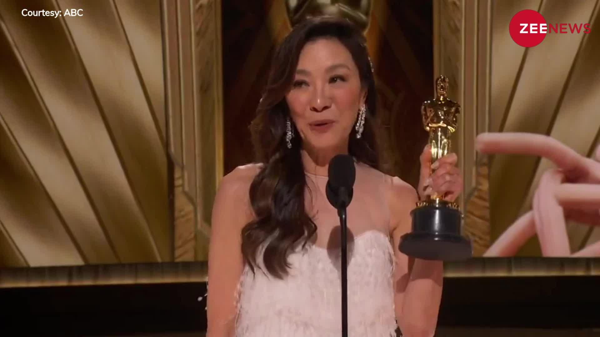 Oscars 2023 Best Actress: Michelle Yeoh सर्वश्रेष्ठ अभिनेत्री के लिए ऑस्कर जीतने वाली पहली एशियाई महिला बनीं, देखें वीडियो