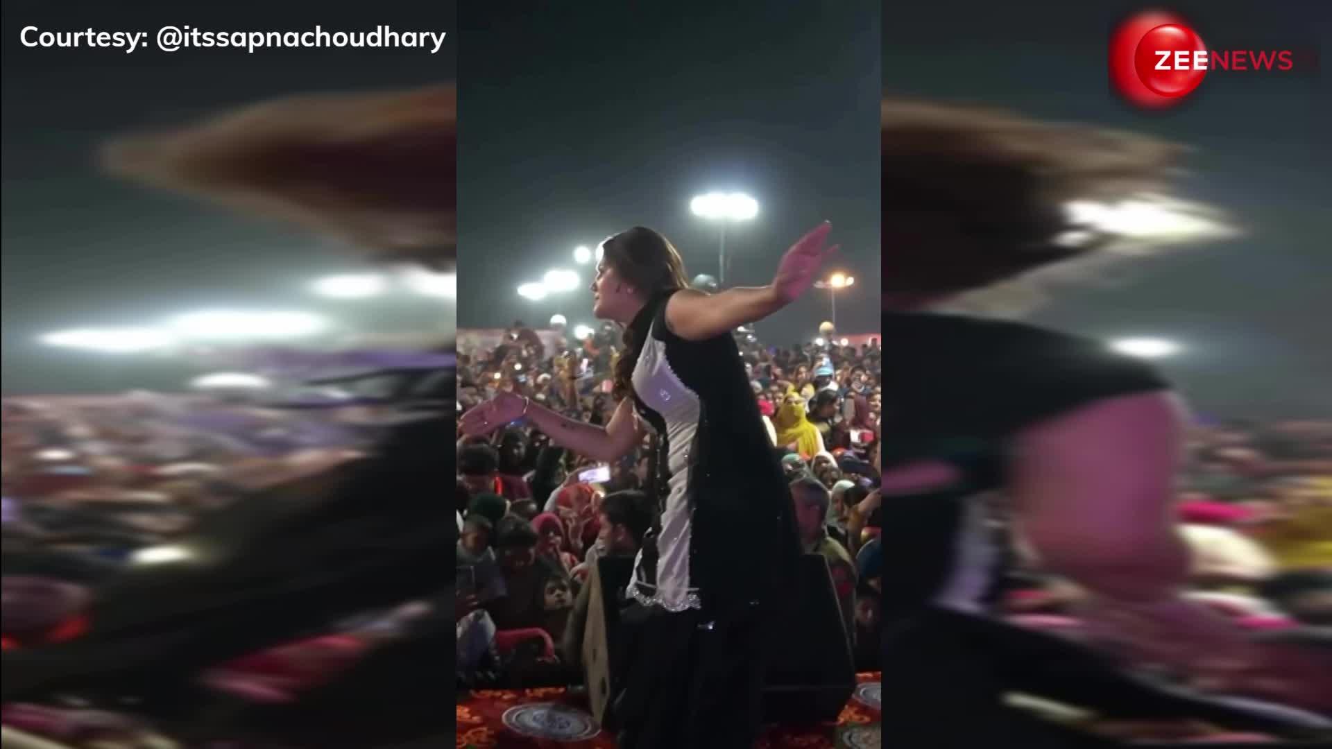 ओय होय होय! हरियाणवी गाने पर Sapna Chaudhary ने किया तड़का-भड़का डांस, काले सूट में दिखीं बला की खूबसूरत