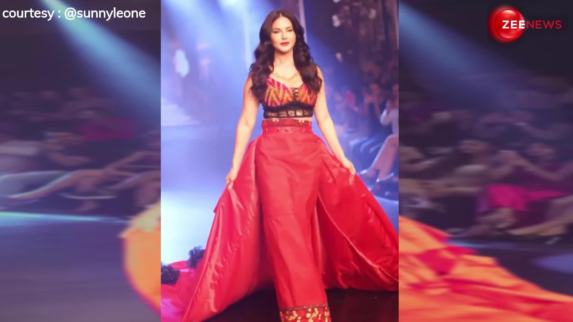 Sunny Leone ने रेड ड्रेस में बरपाया कहर, सिजलिंग लुक ने इंटरनेट पर मचा दिया बवाल!