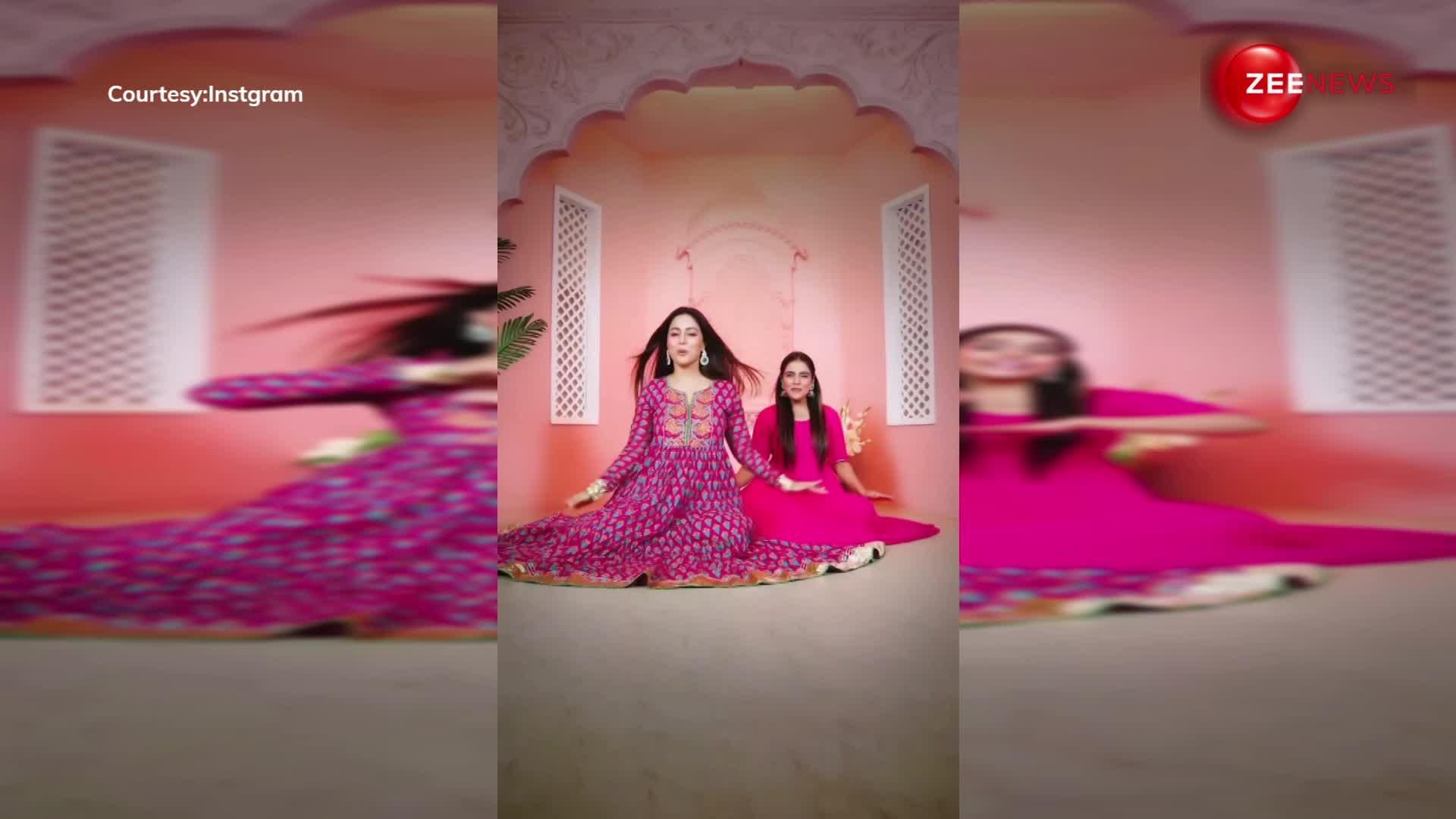 Hina Khan ने सूट Hawa Ke Jhoke गाने पर दिखाईं अदाएं,देखकर दिल हार बैठे फैंस