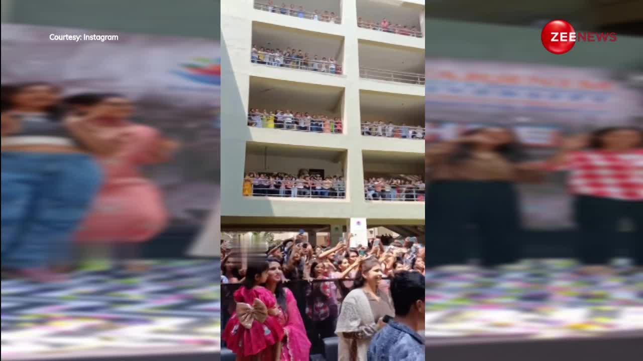 48 साल की Shilpa Shetty को देखने के लिए कॉलेज स्टूडेंट्स की लगी भीड़, 'सुखी' के गाने पर लगाए जमकर ठुमके