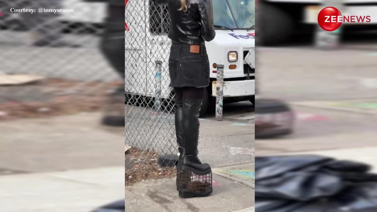 Rat Cage Heels: महिला ने चूहेदानी से बनाए गजब के हील्स, वीडियो देख हैरान रह गए लोग