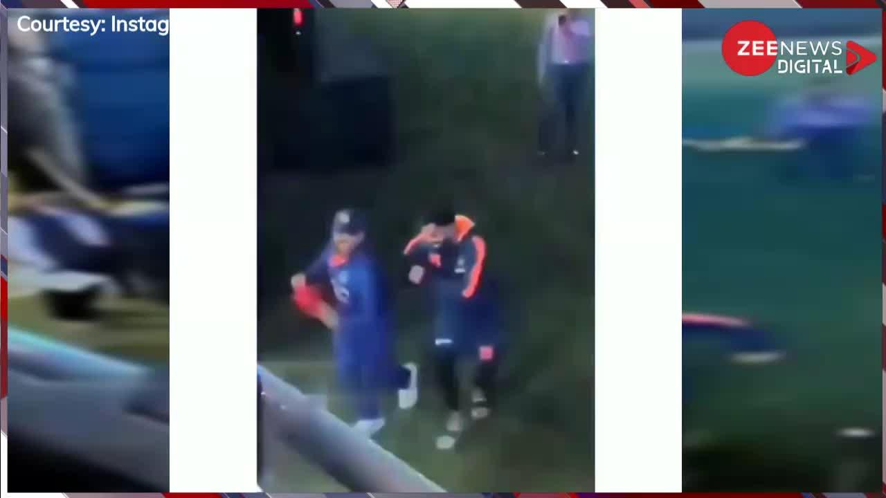 Viral Video: मैच जीतने के बाद बजा DJ...फिर Virat Kohli और Ishan Kishan ग्राउंड में ही जमकर नाचे
