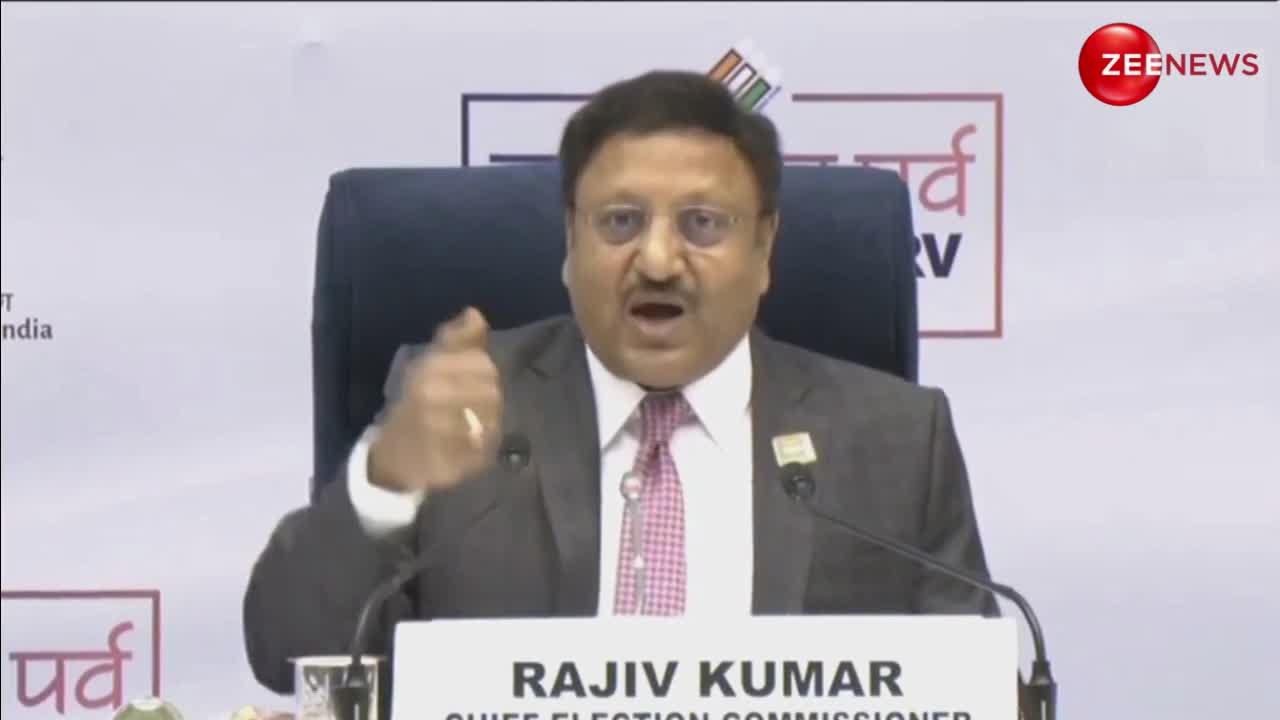 Video: शायराना अंदाज में फेक न्यूज पर बोले इलेक्शन कमिश्नर Rajiv Kumar, लोगों को किया सतर्क