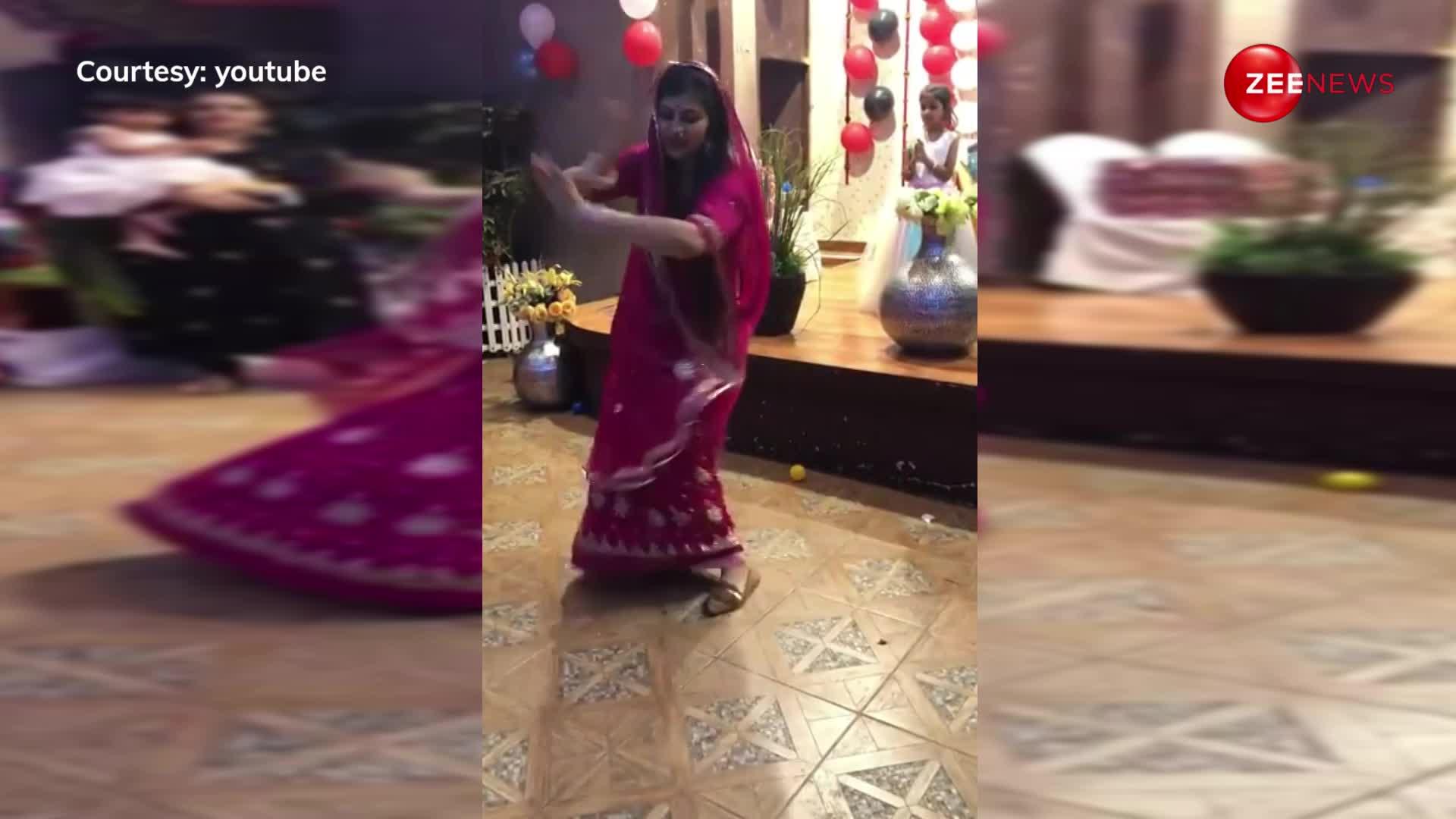 राजस्थानी परिधान पहन राजपूत भाभी ने 'पद्मावत' मूवी के गाने पर किया मनमोहक डांस, अदाओं में Deepika Padukone को भी दे रही हैं मात