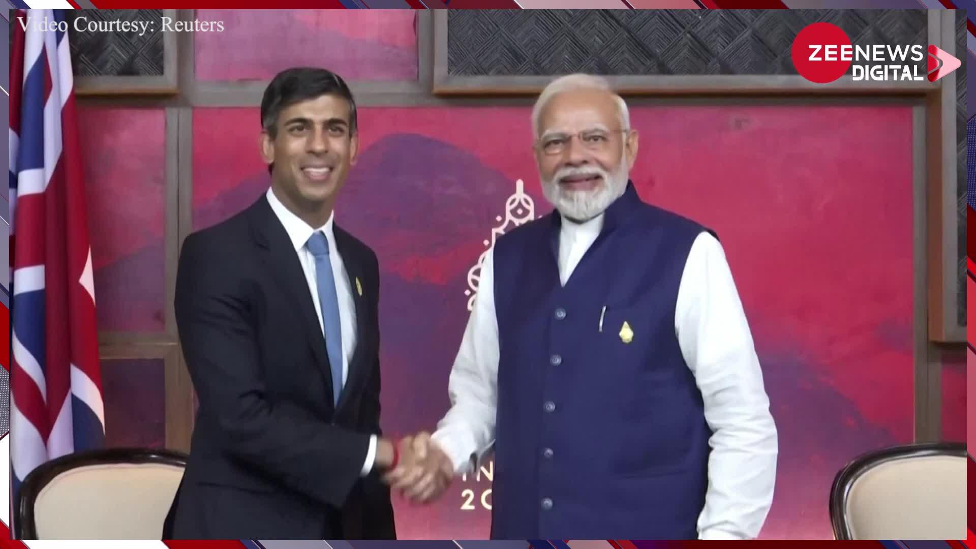 G20 Summit में एक साथ नजर आए PM Modi और Rishi Sunak, मुलाकात देख आपको भी होने लगेगा गर्व
