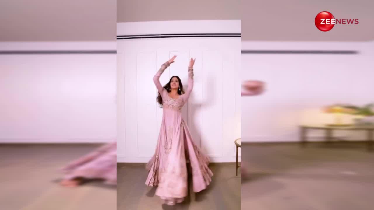 अनारकली सूट पहन नजाकत के साथ कथक करती दिखीं Janhvi Kapoor, वीडियो से नहीं हटेगी नजर