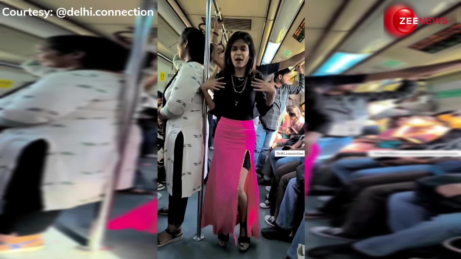 मेट्रो की भीड़ के बीच दीदी ने भोजपुरी गाने पर लगा डाले ठुमके, Viral Video देख लोगों ने जाहिर की नाराजगी
