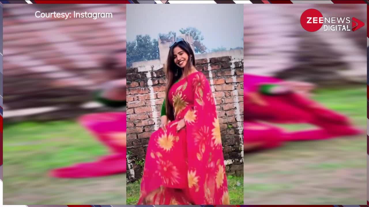 भोजपुरी एक्ट्रेस Akshara Singh ने साड़ी पहन उड़ाया गर्दा,  सेक्सी अदाएं देख मदहोश हुए फैंस