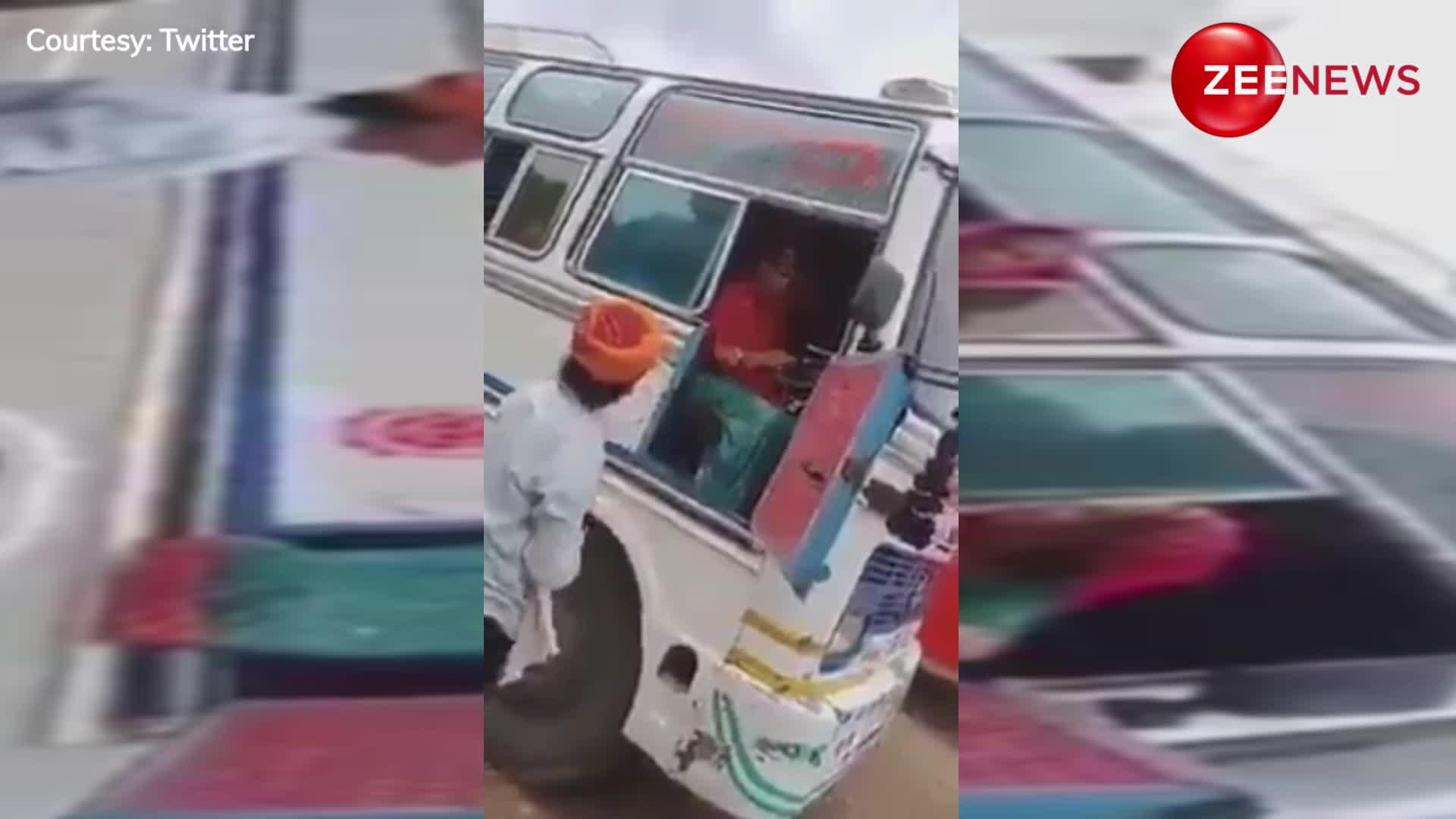 Rajasthani Viral Video: बस में नहीं मिली जगह तो ड्राइवर सीट पर बैठ गई महिला, फिर जो हुआ देख नहीं कंट्रोल होगी हंसी