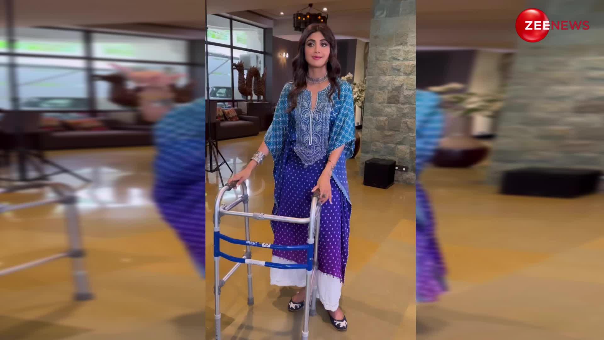पैर में चोट होने के बाद भी Shilpa Shetty ने गुजराती गाने पर किया ऐसा मूव्स, लोग बोले- पावर एनर्जी है इसके अंदर