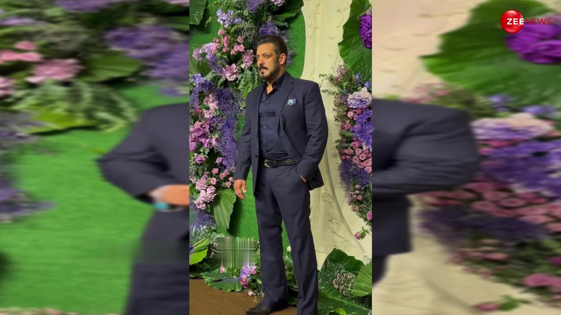 सनी देओल के बेटे की शादी में पहुंच Salman Khan ब्लैक सूट-बूट पहन आए नजर, तभी आंटी ने बोल दी ऐसी बात; देख फेर लिया एक्टर ने मुंह