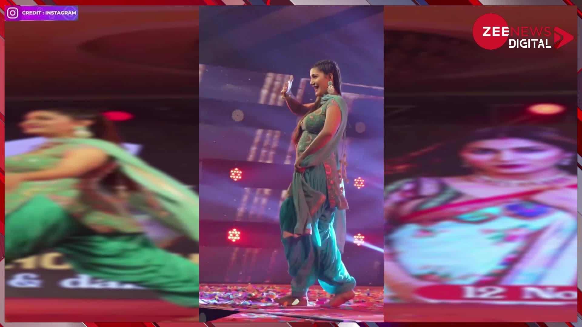 Sapna Choudhary Video: सपना चौधरी ने हरा सूट पहन लचकाई कमरिया, लटके-झटके देख फैंस बोले- चलती फिरती तबाही