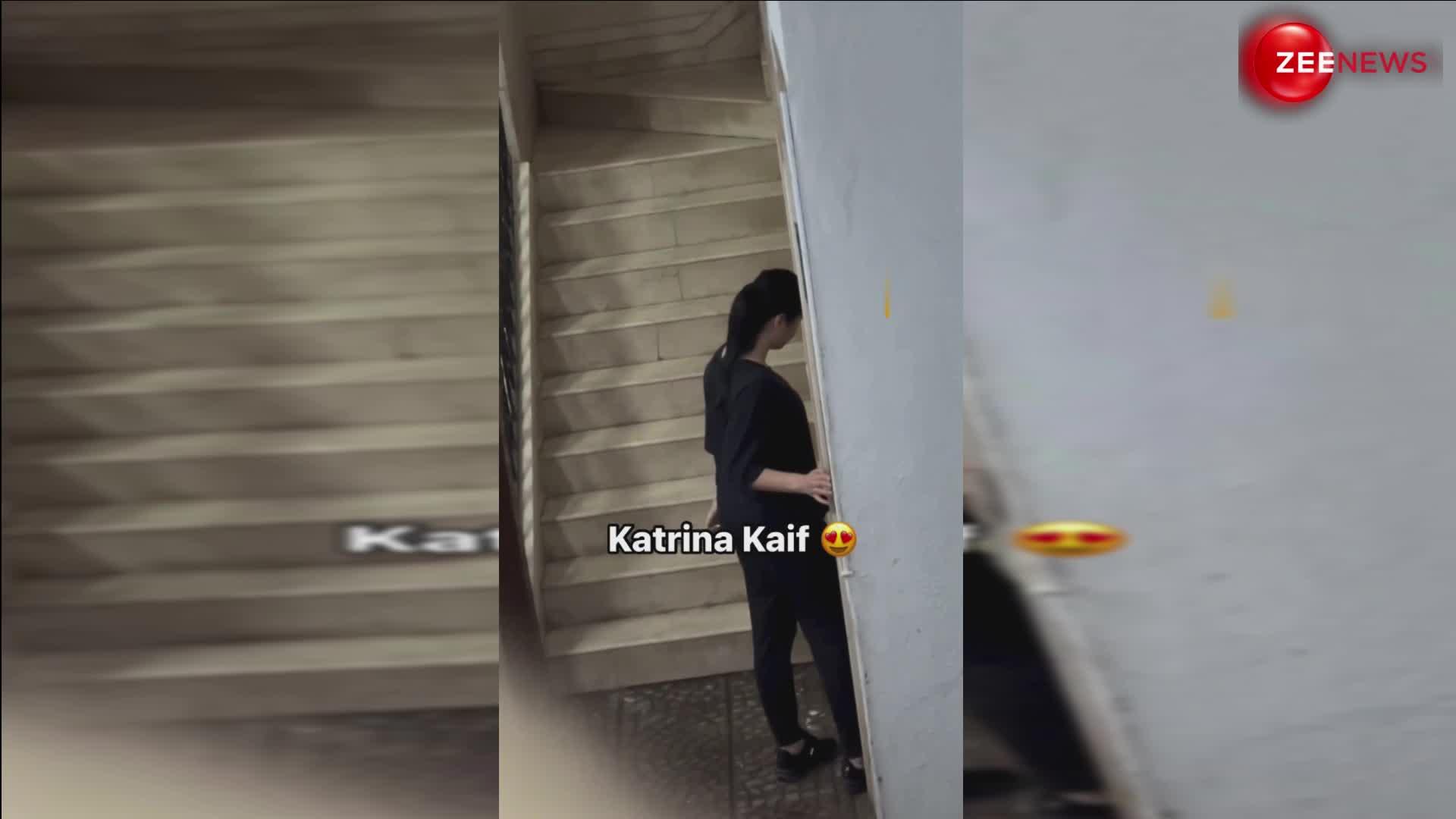 नो मेकअप लुक में भी बेहद खूबसूरत दिखीं Katrina Kaif, सिंपल ऑल ब्लैक आउटफिट ने जीता फैंस का दिल