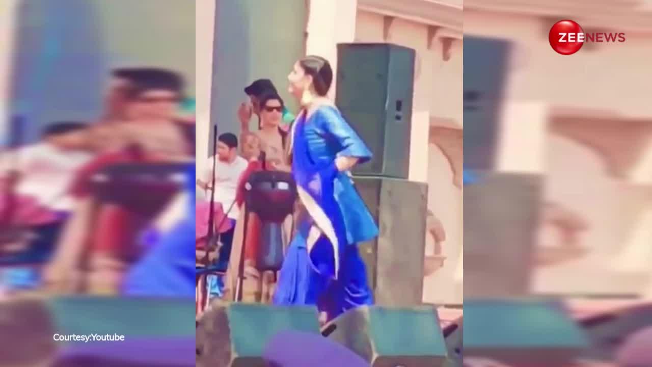 Sapna Choudhary  ने ब्लू सूट पहन स्टेज पर किया ऐसा बवाल, लोगों ने डांस देखकर हुए फिदा