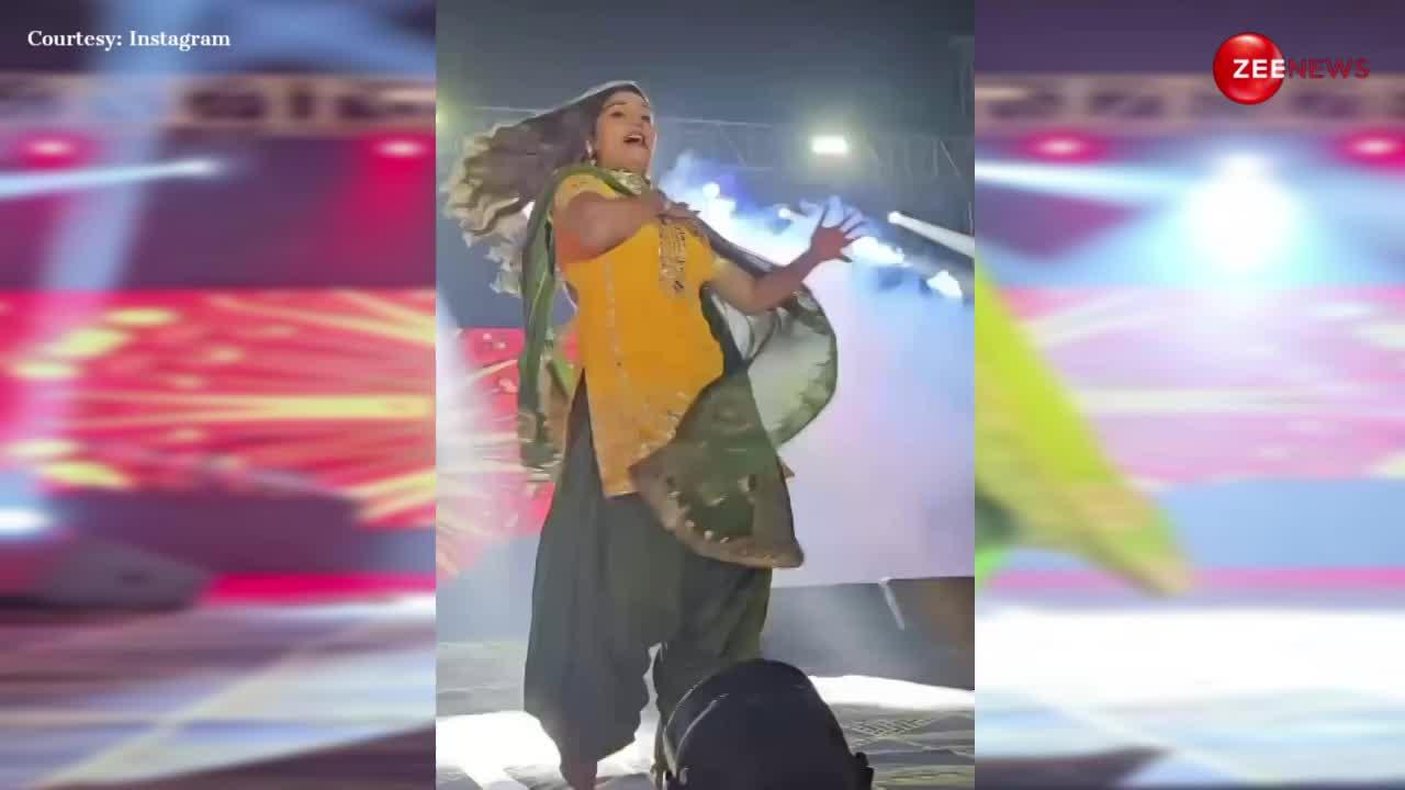 पीला सूट पहन हरियाणवी क्वीन Sapna Choudhary ने स्टेज पर मचाया बवाल, 'जले' गाने पर एक्सप्रेशन देख नाच उठी पब्लिक