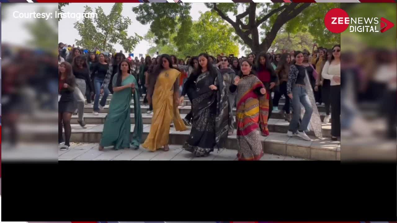 Viral Video: पठान के गाने पर टीचर्स समेत पूरे कॉलेज की लड़कियों ने किया जबरदस्त डांस, देखते रह जाएंगे मूव्स
