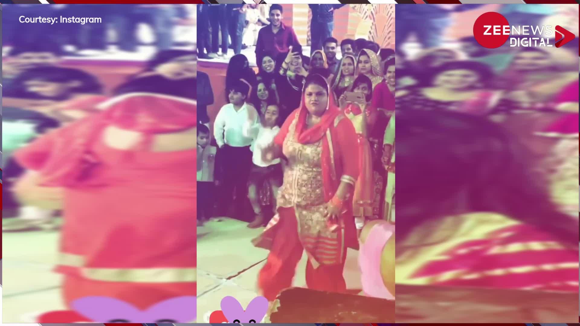 Viral dance: 'लैला मैं लैला' गाने पर भारी भरकम आंटी ने किया ऐसा डांस, देख लोगों की नहीं रुक रही हंसी...