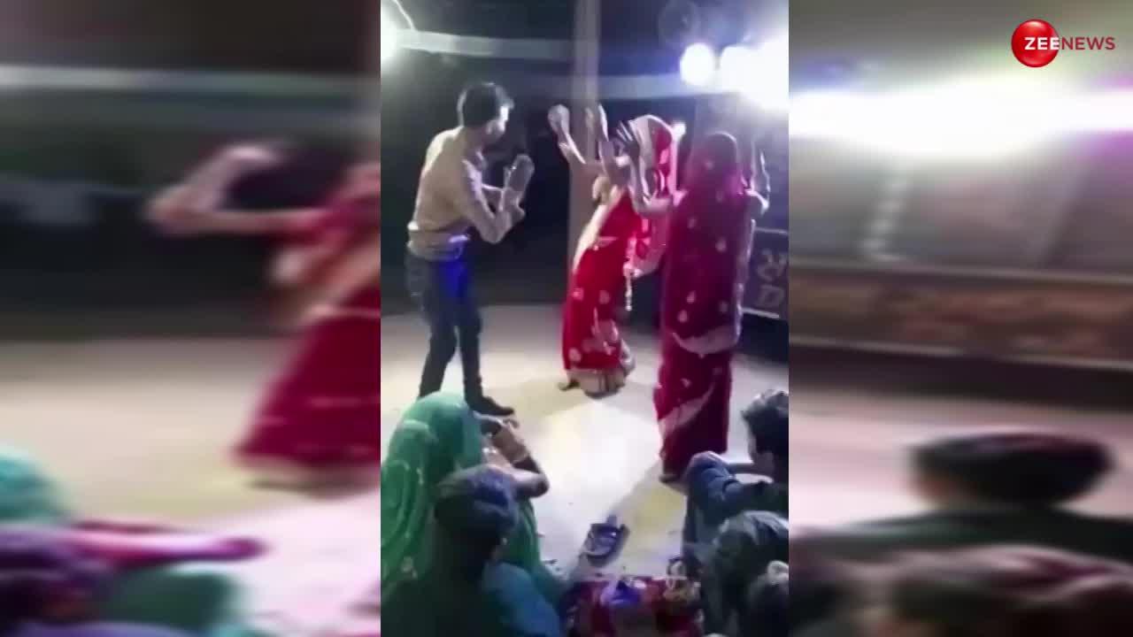 Bhojpuri Dance Video: 'लीलू मत रोवे' गाने पर देवर ने मटकाई दो-दो भोजपूरी भाभियों के साथ कमर, डांस देखकर नहीं रुक रही लोगों की हंसी