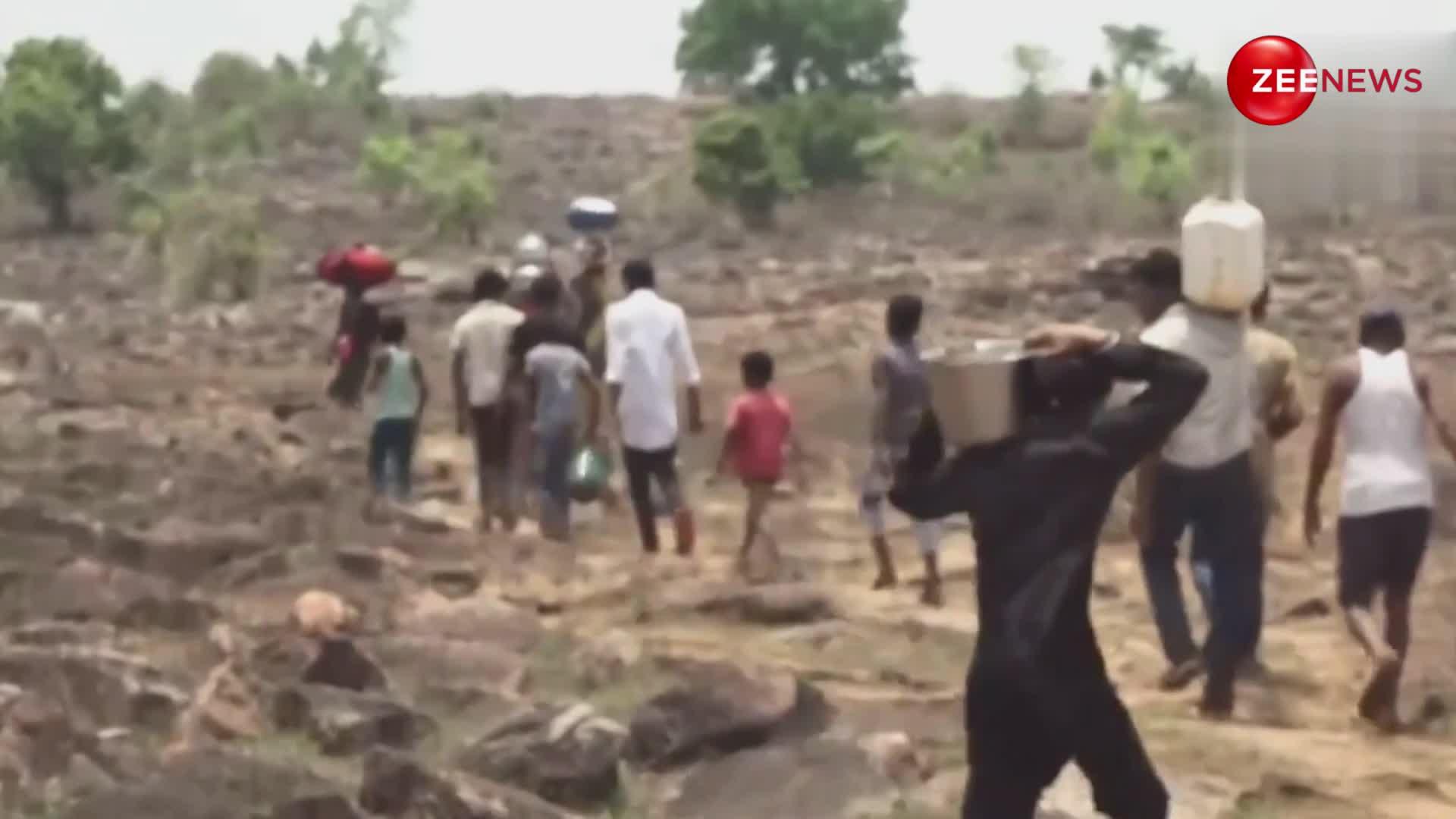 VIDEO: बुंदेलखंड में बूंद-बूंद के लिए संघर्ष, भीषण गर्मी में साफ पानी के लिए भटक रहे लोग
