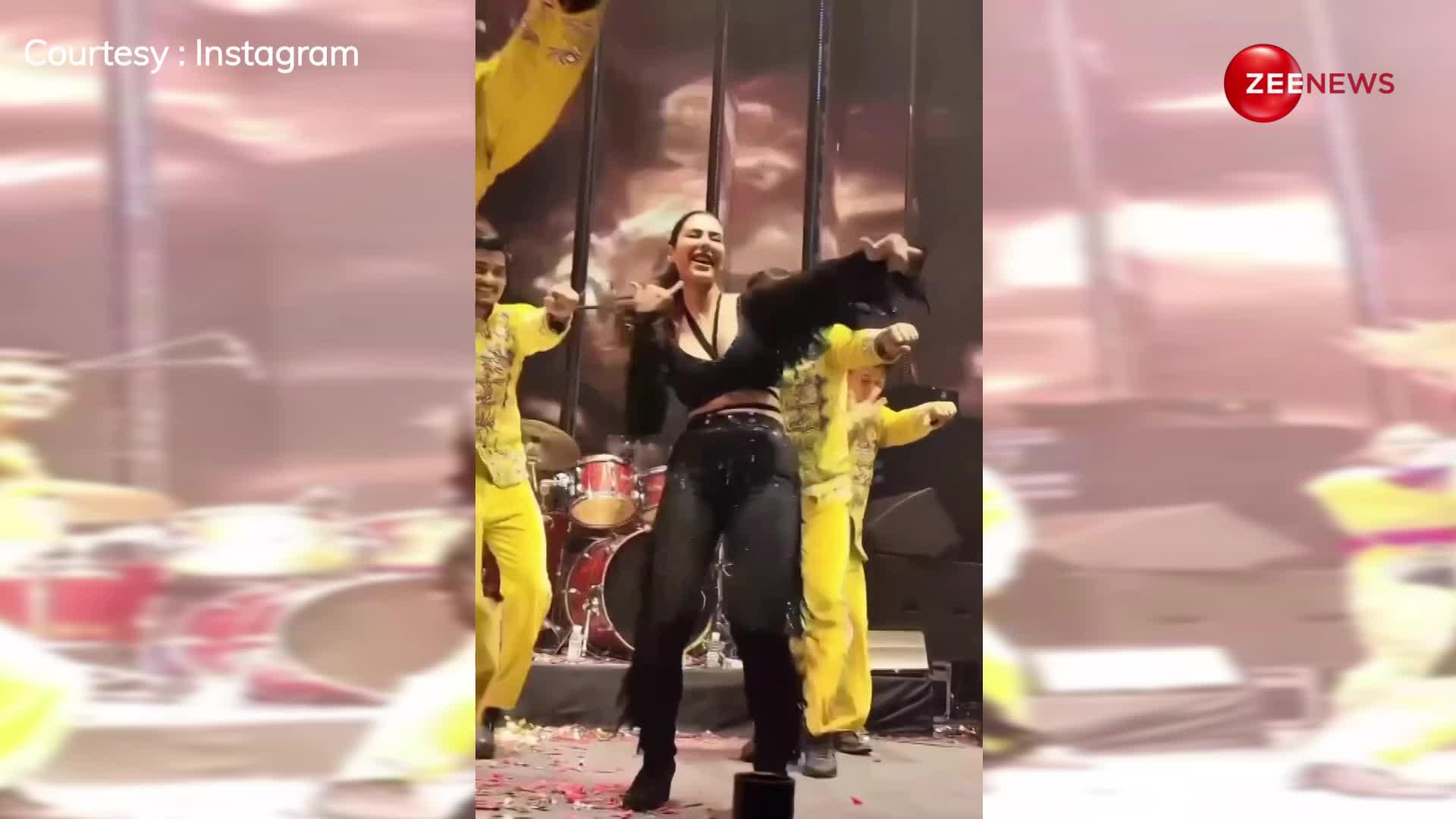 Sonam Bajwa ने ब्लैक क्रॉप टॉप में में जबरदस्त डांस, मूव्स देखकर पागल हुए लोग