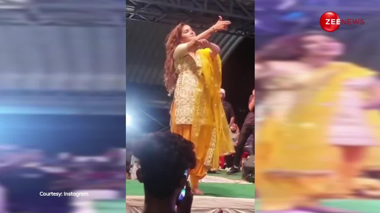 हरियाणा की सपना चौधरी का राजस्थान के बूंदी में कोहराम, डांस करते हुए कुछ यूं झटके बाल; सुपरहिट हुआ वीडियो