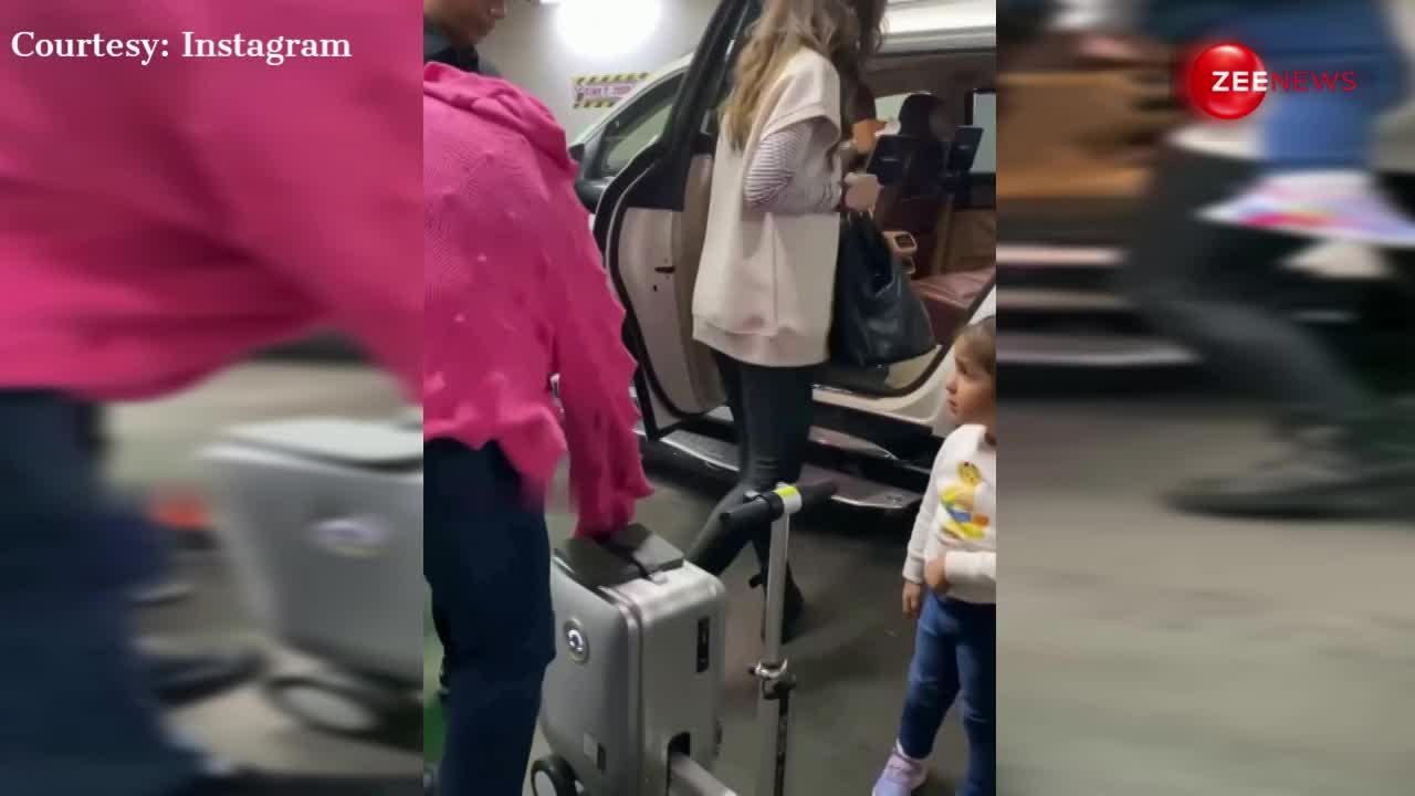 पति राज कुंद्रा और बच्चों के साथ एयरपोर्ट पर नजर आईं Shilpa Shetty, देखें वीडियो