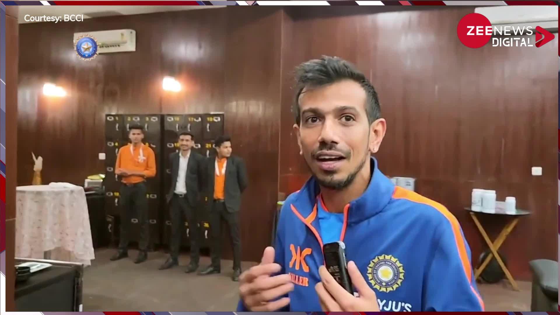 Yuzvendra Chahal ने बताया खाने में क्या खाते हैं टीम इंडिया, वीडियो शेयर कर किया खुलासा