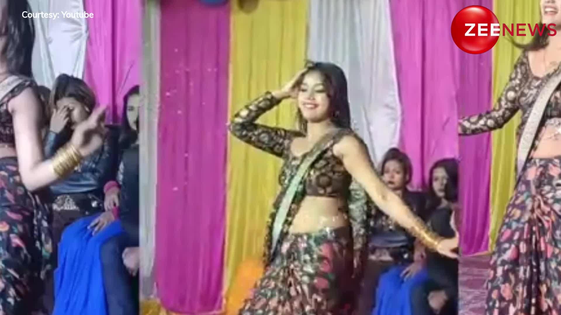 Bhojpuri Girl Hot Video: भोजपुरी लड़की ने साड़ी पहन बढ़ाया सोशल मीडिया का पारा, डीजे पर किया धांसू डांस, देख आशिकों का हुआ बुरा हाल