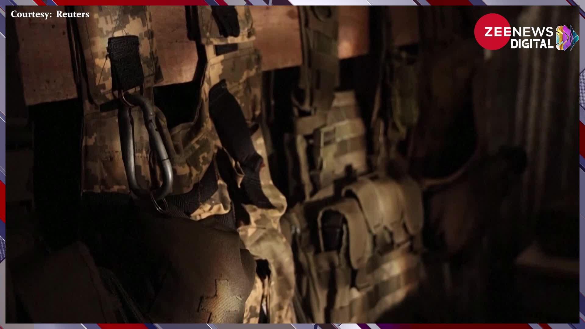 Russia के हवाई हमलों से बचने लिए Underground Shelter का सहारा ले रही है यूक्रेनी सेना, देखें वीडियो