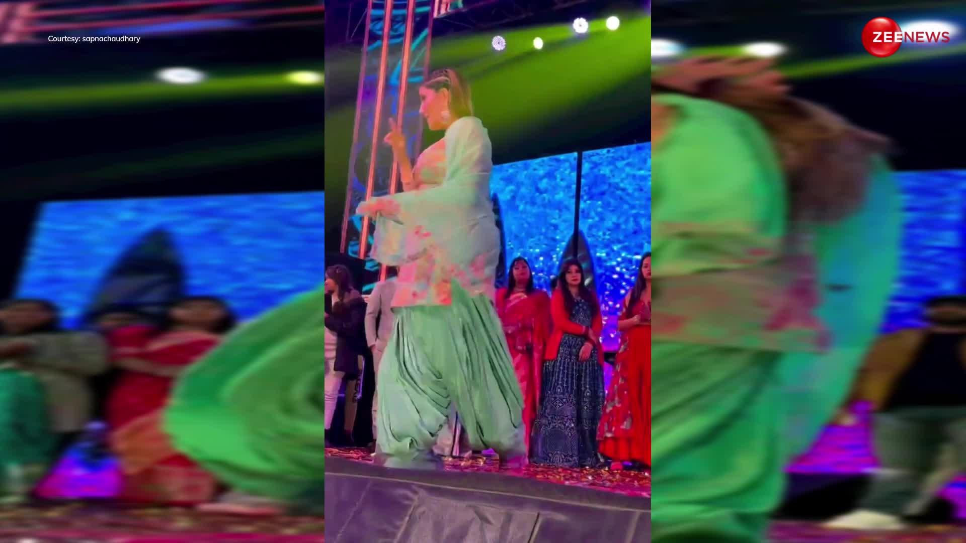 हद है! Sapna Chaudhary ने लड़कों की भीड़ के आगे अपने बदन से फेका दुपट्टा, फिर डांस करते हुए किए गंदे स्टेप्स