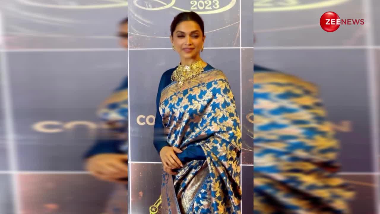 22 हजार की बनारसी साड़ी पहन Deepika Padukone ने ढाया कहर, Janhvi-Alia सबको खूबसूरती में पछाड़ा