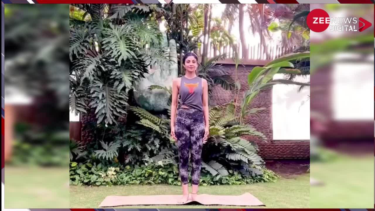 सुबह सुबह हो रहा है बदन दर्द तो Shilpa Shetty से सीखें कमाल के योगासन
