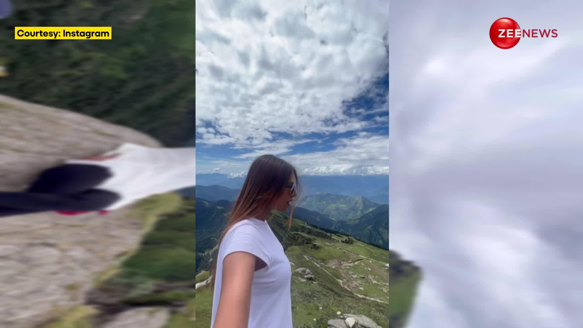 Nia Sharma पहाड़ों पर इस तरह से मस्ती करते आईं नजर, वीडियो हुआ वायरल