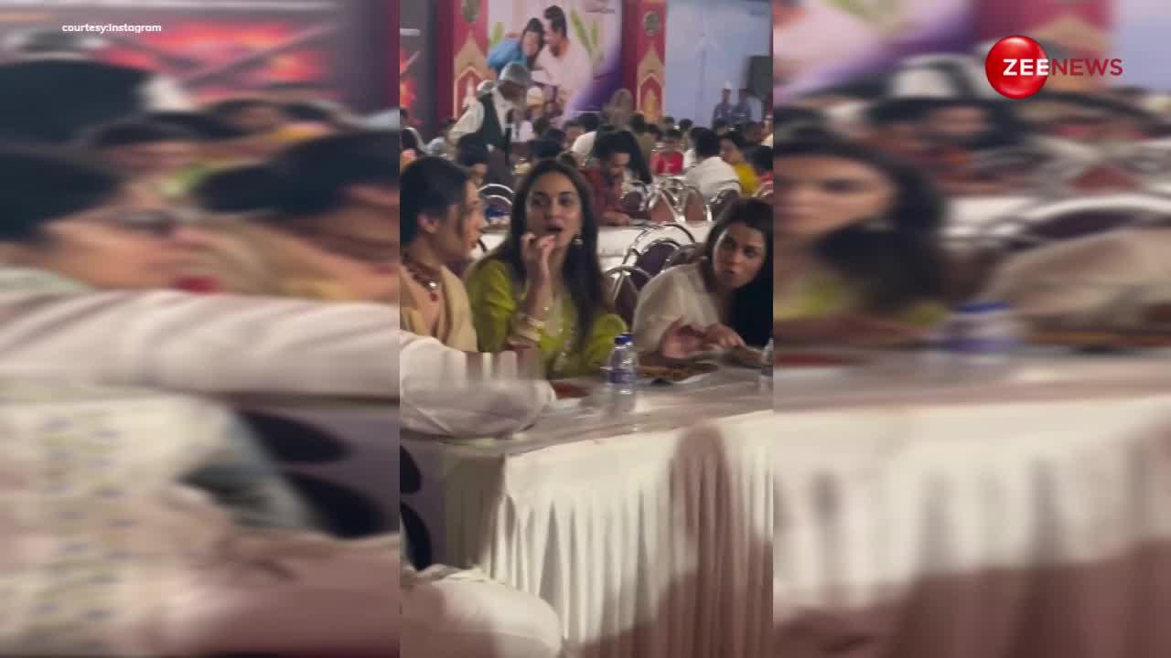 Kiara Advani ने रानी मुखर्जी के साथ लिया सब्जी-पूरी का मजा, देखें वीडियो