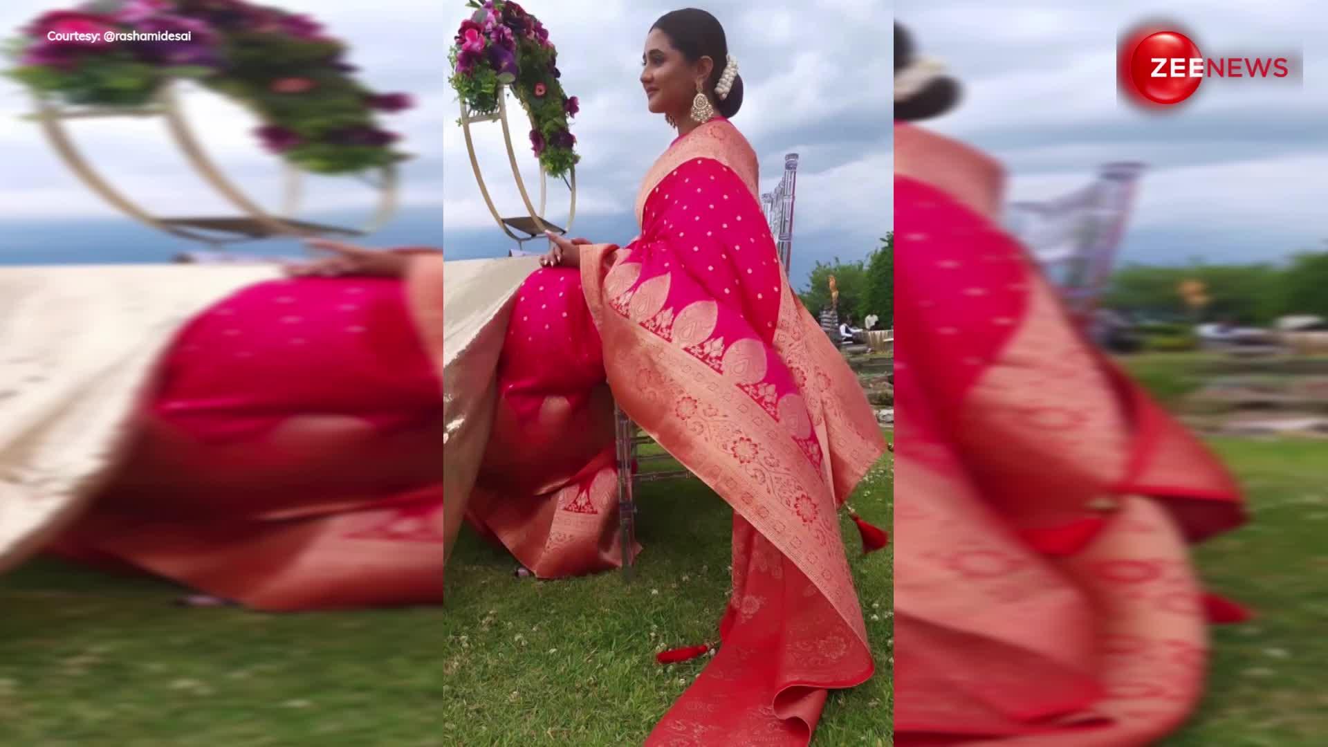 शादी कर रही हैं Rashami Desai? लाल साड़ी पहने दुल्हन की तरह आईं नजर