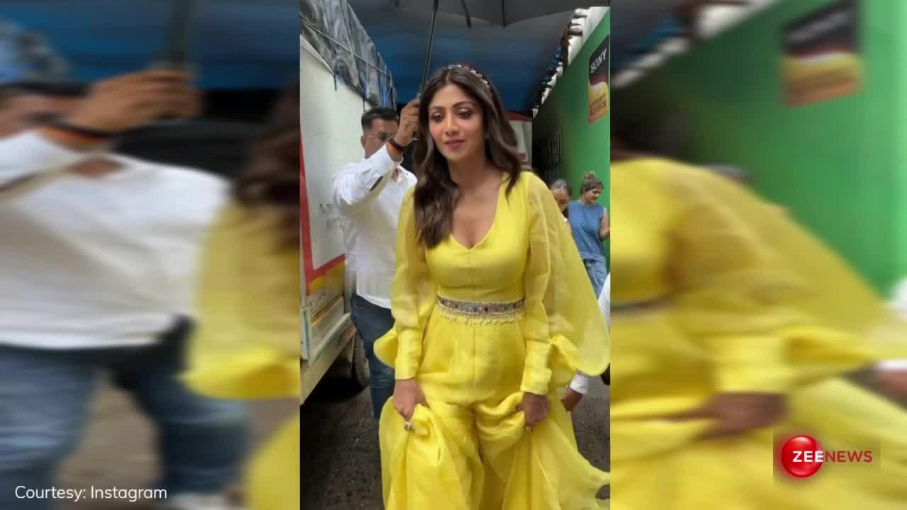 बारिश में ऐसी ड्रेस पहन निकलीं Shilpa Shetty, हो बैठीं ट्रोल...कपड़ों का साइज देख लोग बोले- फ्री का होगा