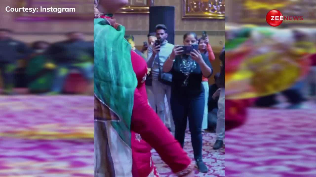 हरा-लाल सूट पहन सपना चौधरी ने किया धमाकेदार डांस, वीडियो ने कटा इंटरनेट पर बवाल