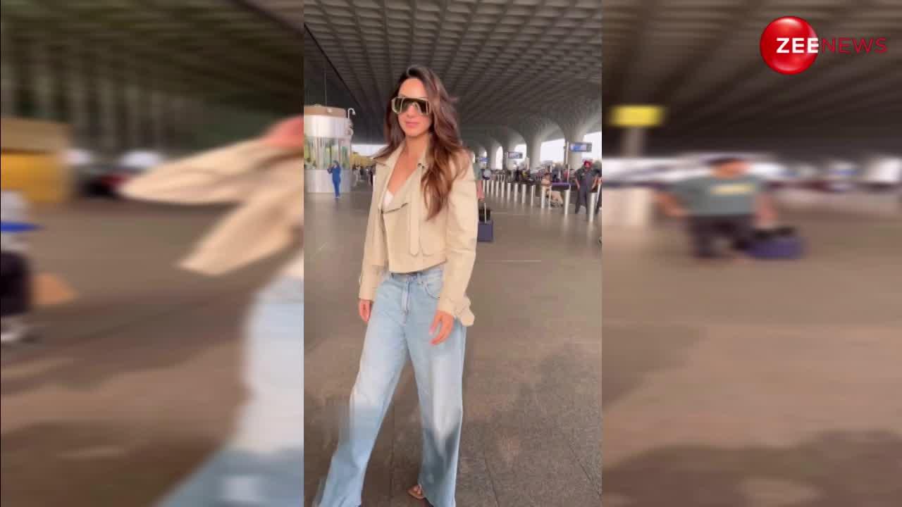 आंखों पर चश्मा और लहराते बाल...Deepika Padukone के एयरपोर्ट लुक को टक्कर देते दिखीं Kiara Advani