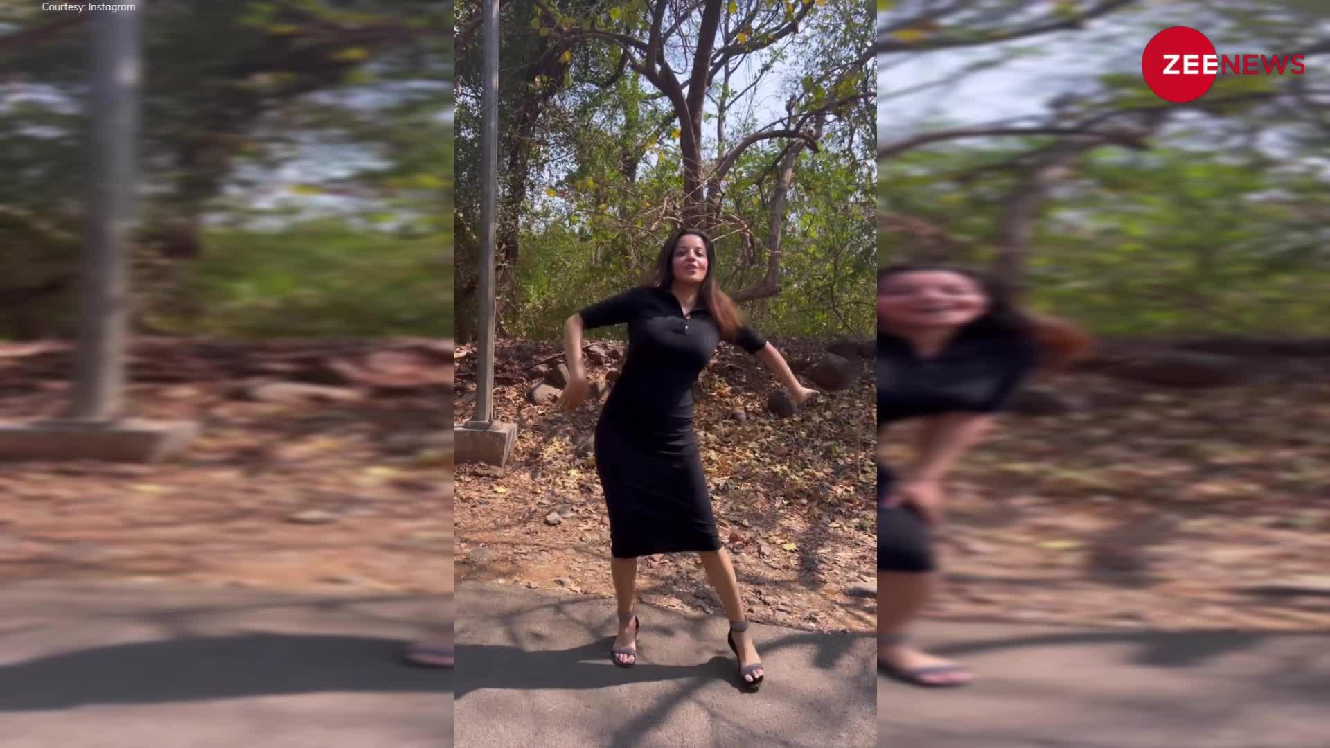ब्लैक ऑउटफिट पहन Hina Khan ने चलाई फैंस के दिलों पर छुरियां, देखें ये वायरल वीडियो