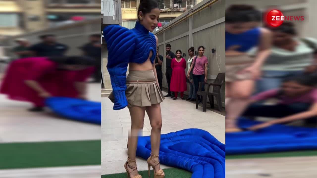 Urfi Javed ने बनाई ऐसी ड्रेस कि खुद पड़ गई मुसीबत में, वीडियो देख लोगों ने पकड़ लिया माथा
