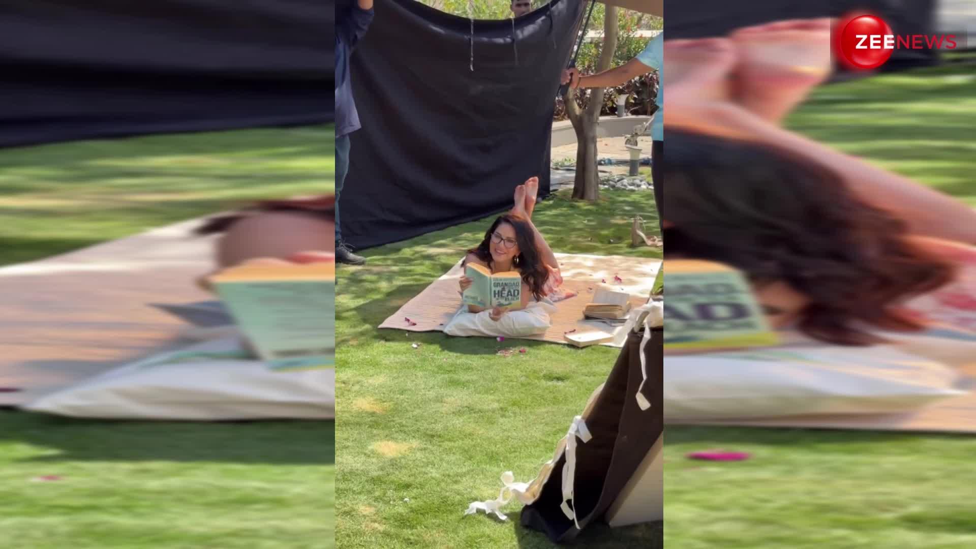 Sunny Leone आईं पिकनिक मूड में, फ्लोरल ड्रेस पहने एन्जॉय करती दिखीं, वायरल हुआ लुक-video
