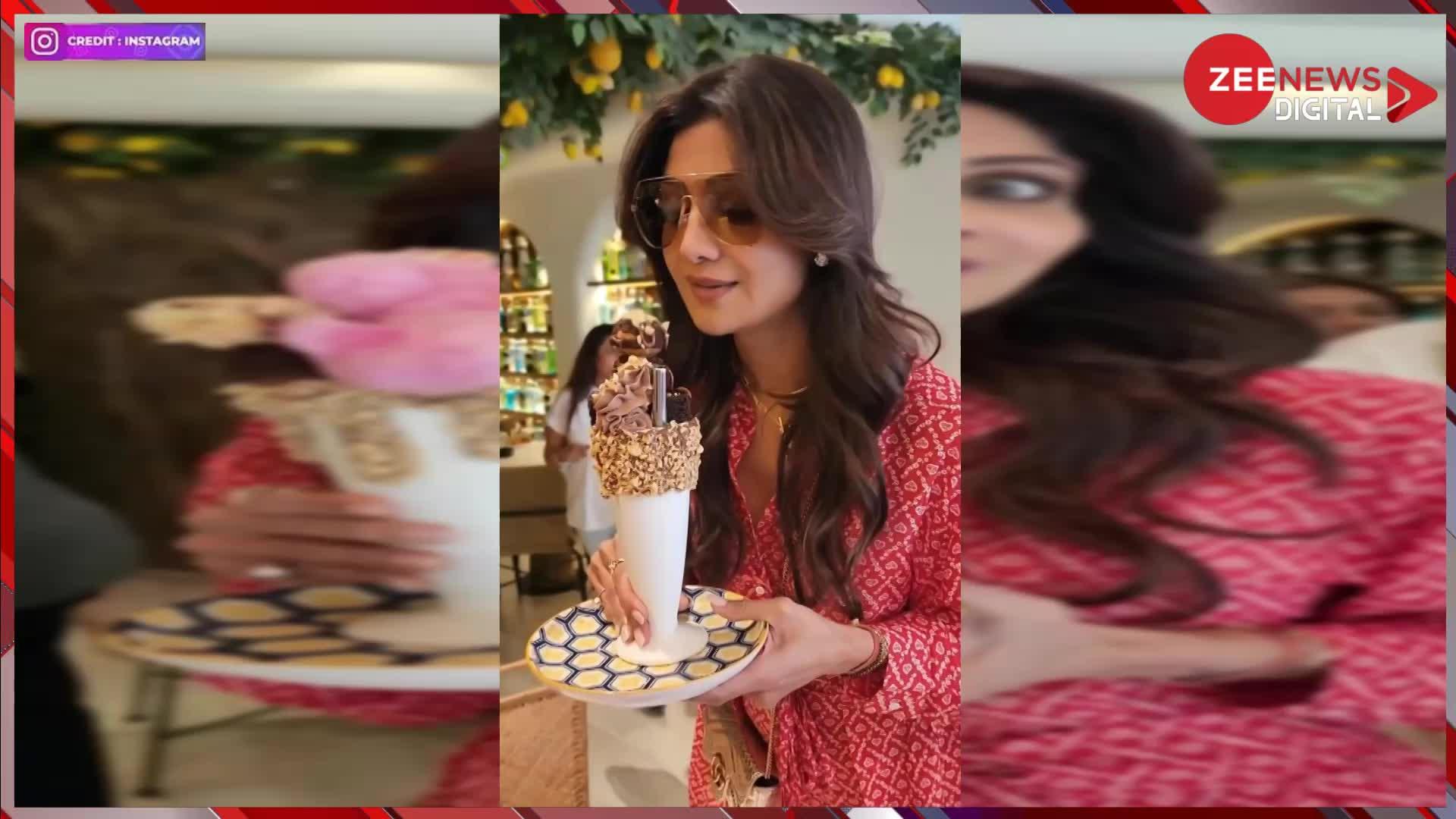 Shilpa Shetty ने अपने नए रेस्टोरेंट की ओपनिंग पर लिया खाने का मजा, शेयर किया वीडियो