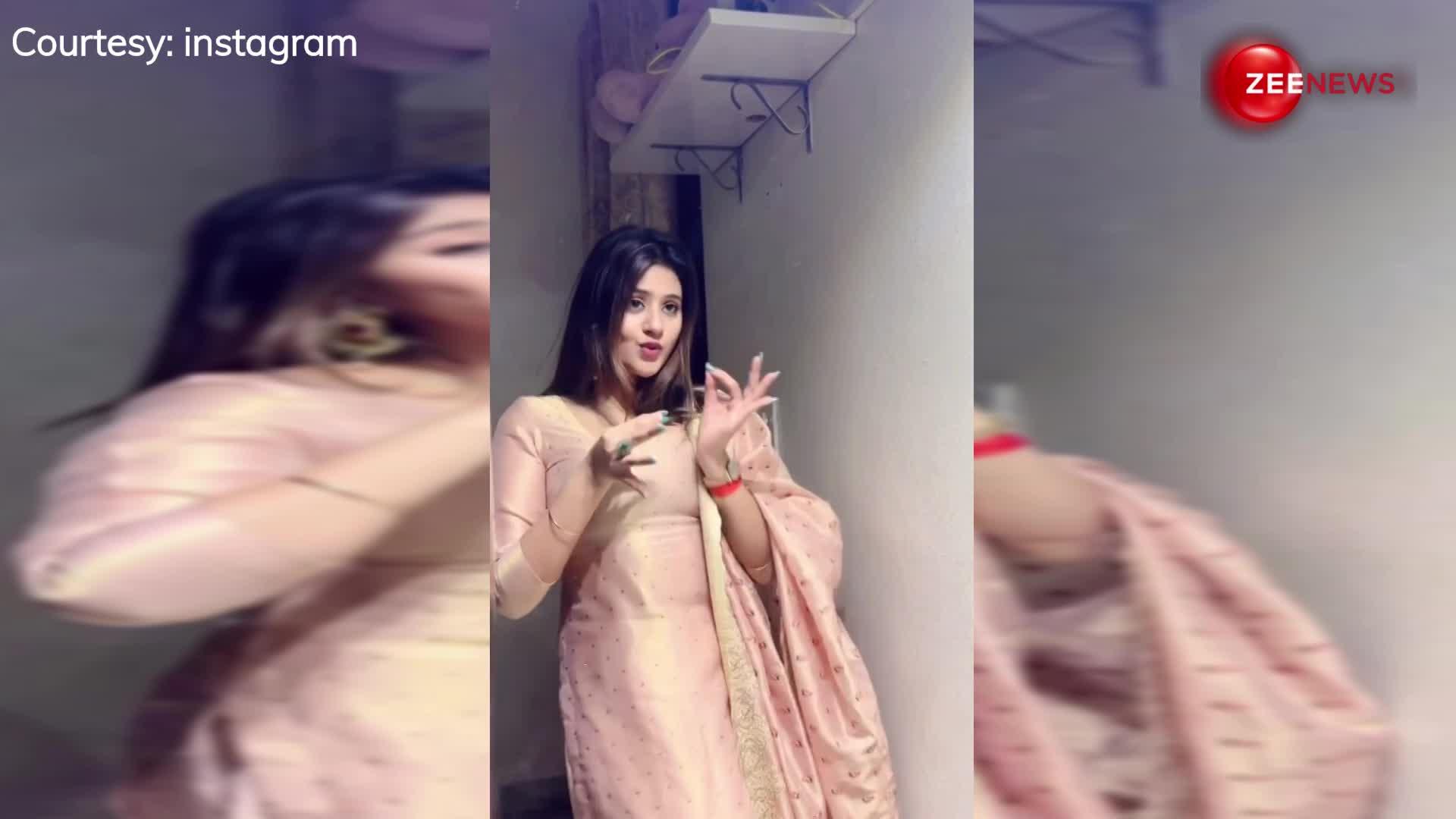सूट पहन Anjali Arora ने कमरे में बनाया अपना डांस वीडियो, देसी मूव्स देख मर मिटे फैंस