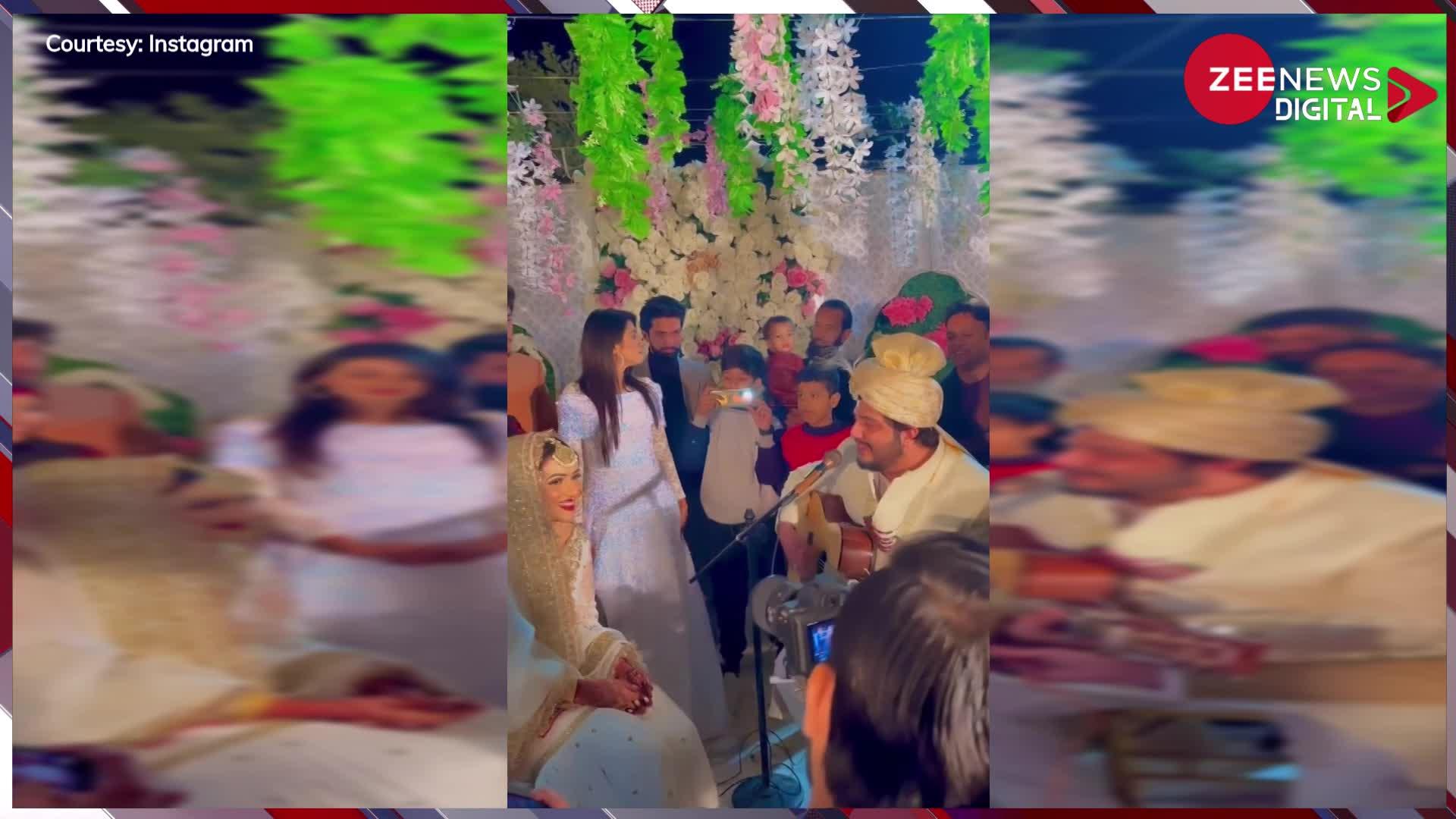 गिटार बचाते हुए पाकिस्तानी दूल्हे ने गाया दुल्हन के सामने बॉलीवुड गाना, देखते रह गए मेहमान, वीडियो हुआ वायरल